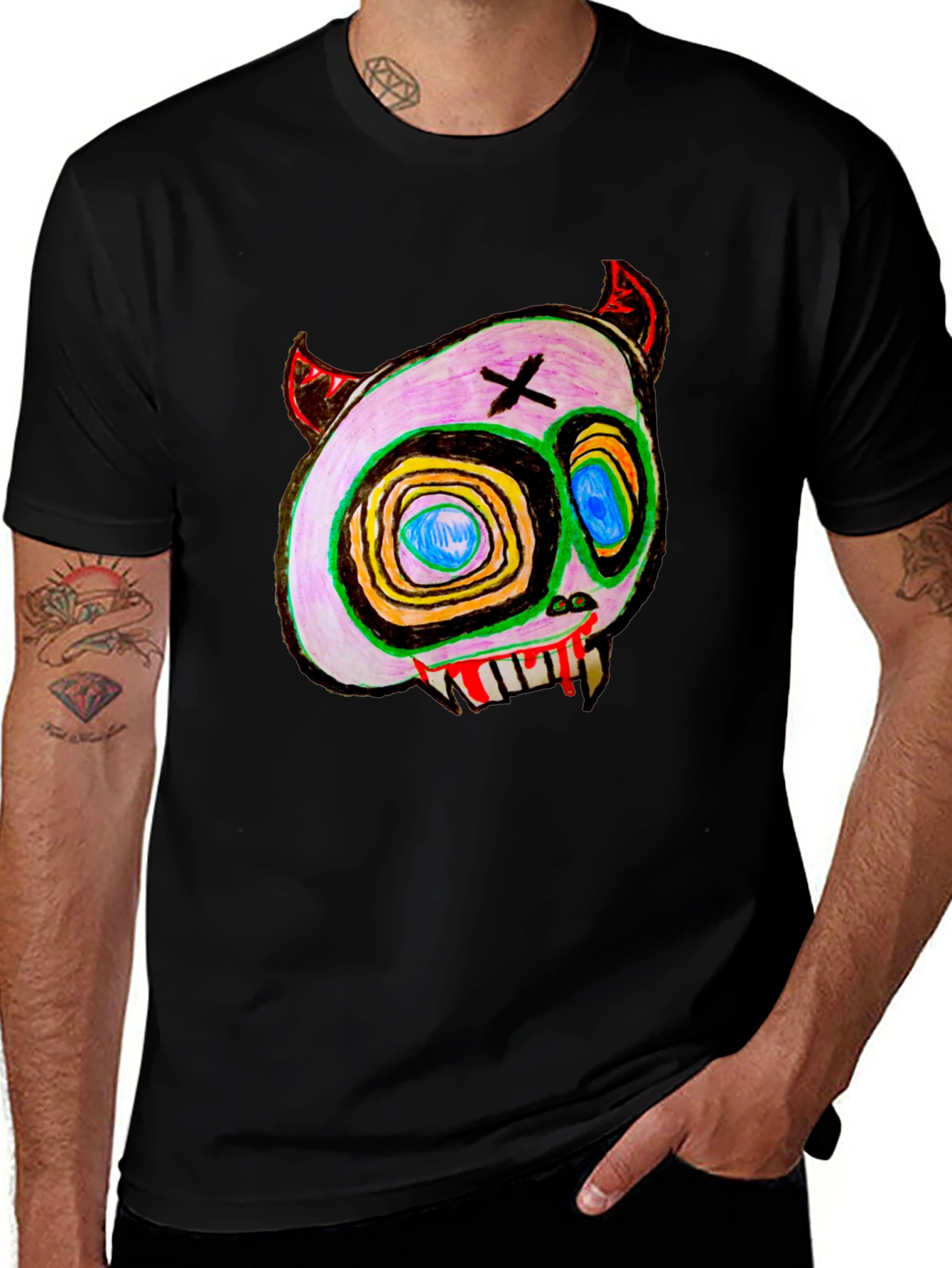 Variant 17 of Funky Devil Graphic Tee