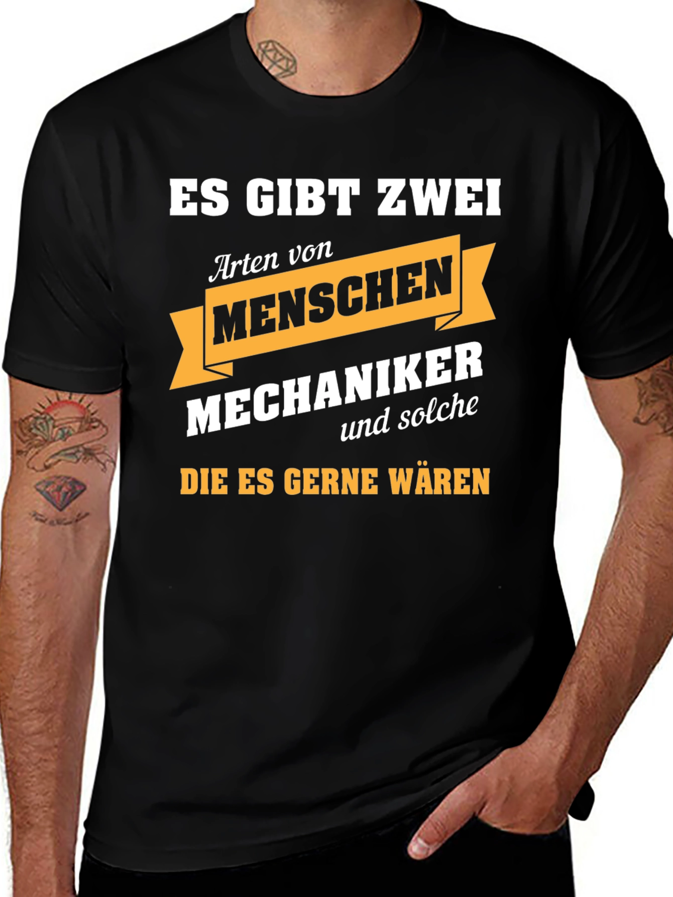 Variant 25 of Mechaniker T-Shirt: ES GIBT ZWEI Arten