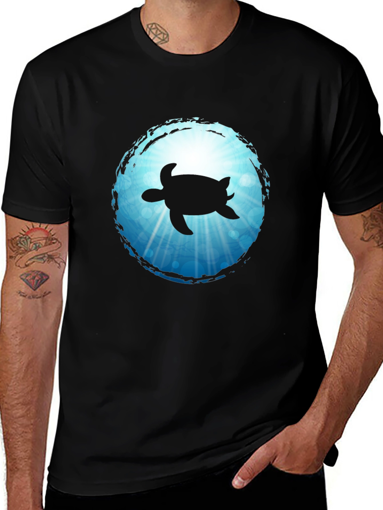 Variant 18 of Sea Turtle Graphic T-Shirt