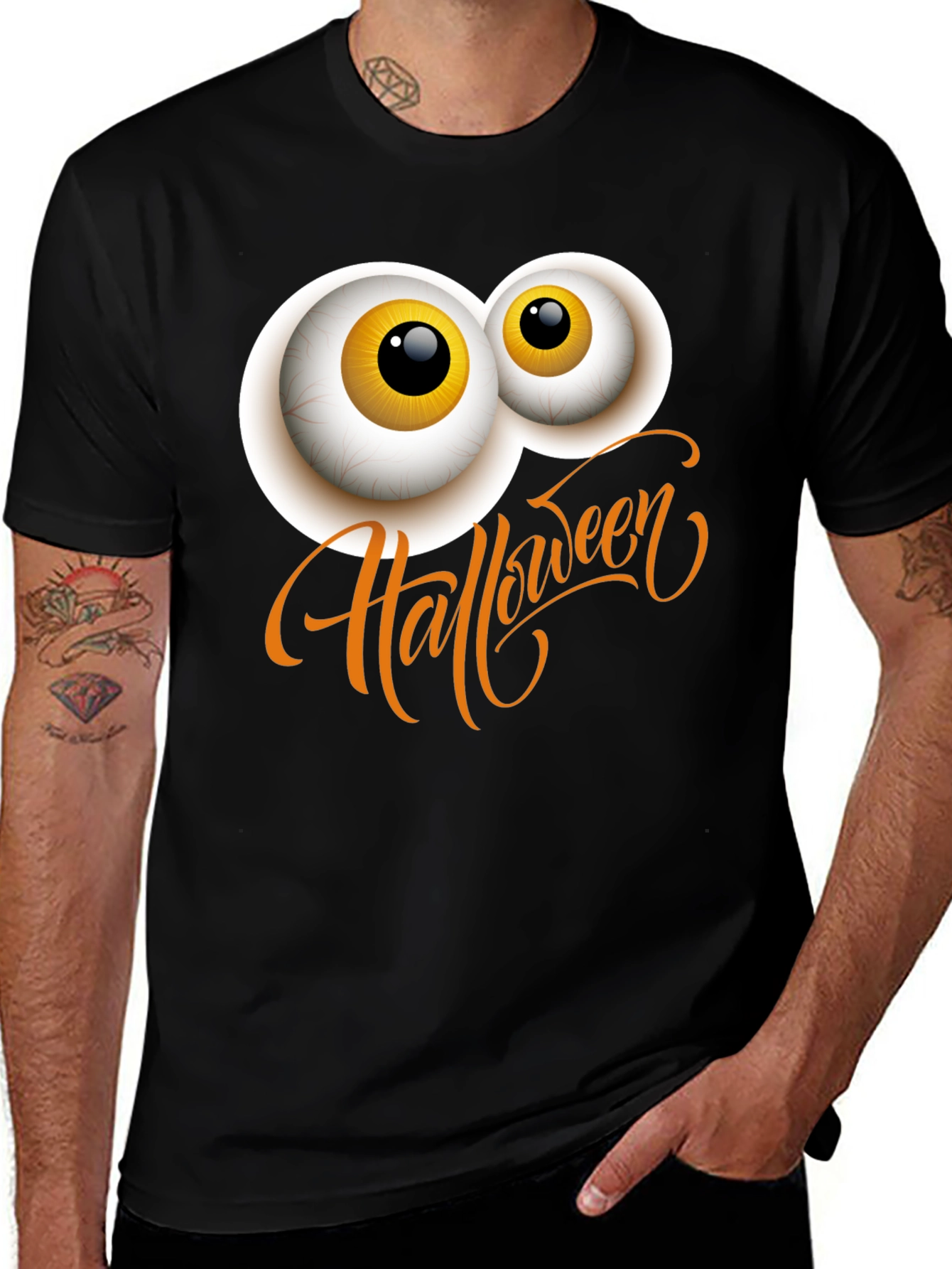 Halloween Eyeball T-Shirt - Spooky Season Apparel