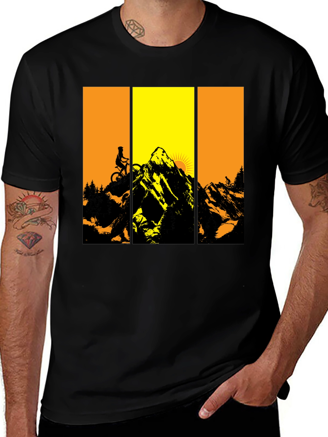 Mountain Biker Graphic Tee - Adventure Ready