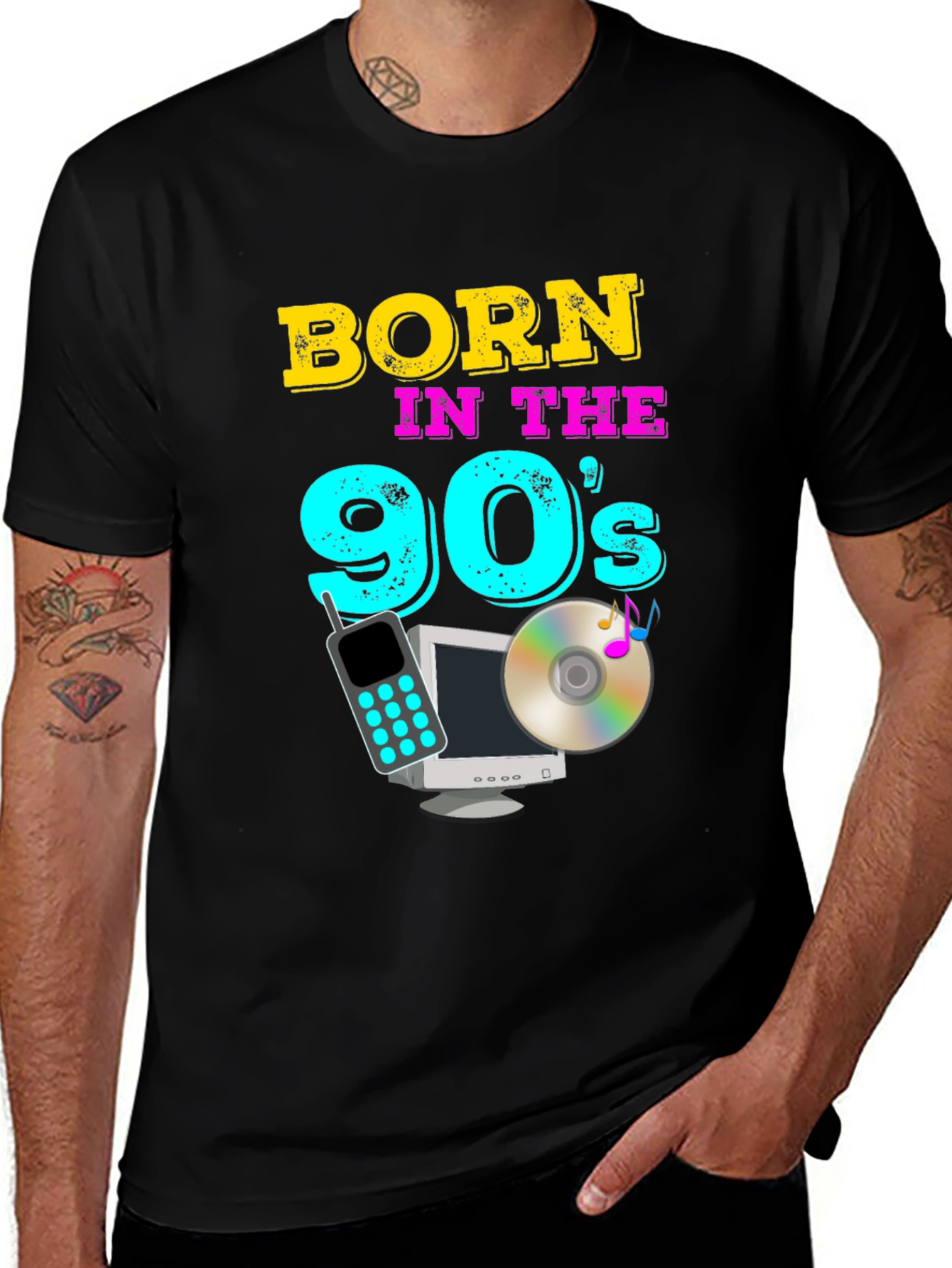 Variant 19 of Born in the 90's Graphic T-Shirt