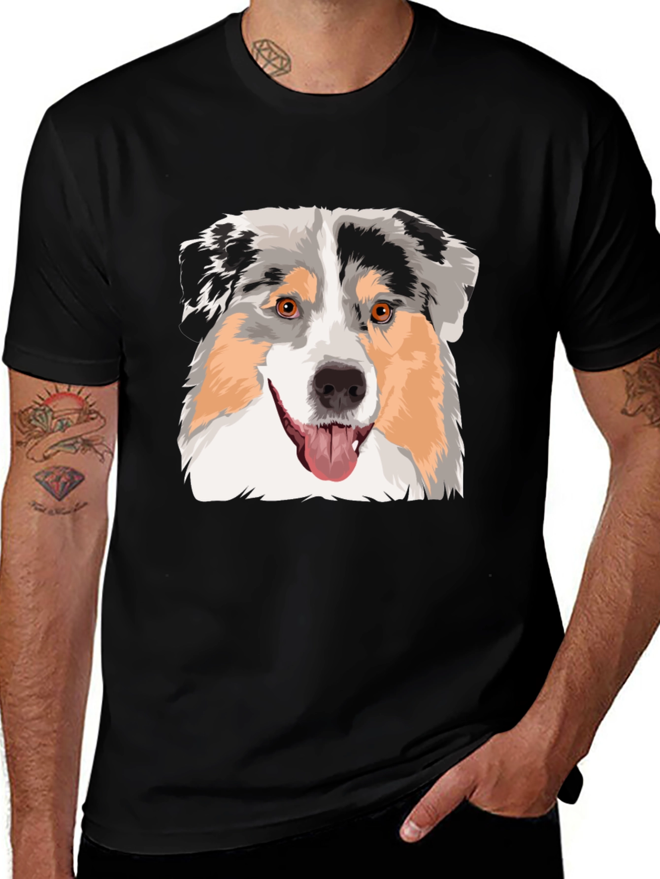 Dog Breed Graphic Print Tee