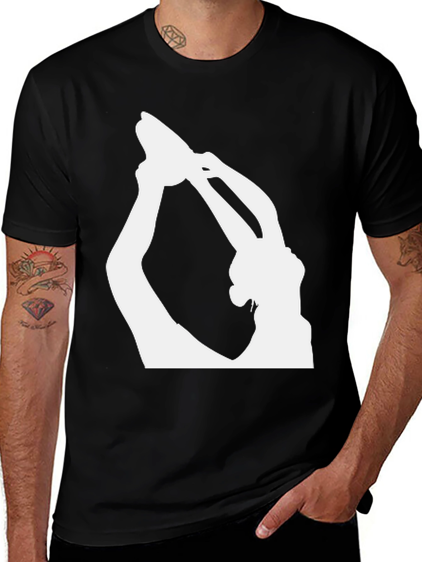 Variant 3 of Gymnast Silhouette Graphic Tee