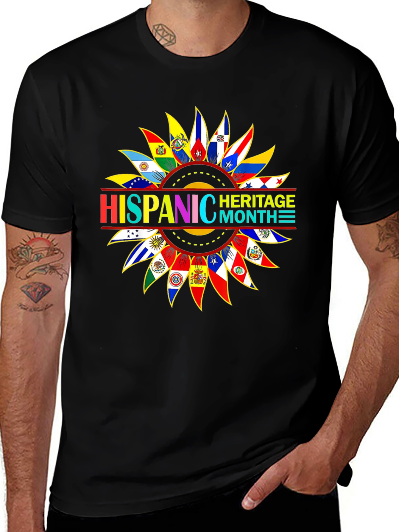 Hispanic Heritage Month Sunflower T-Shirt