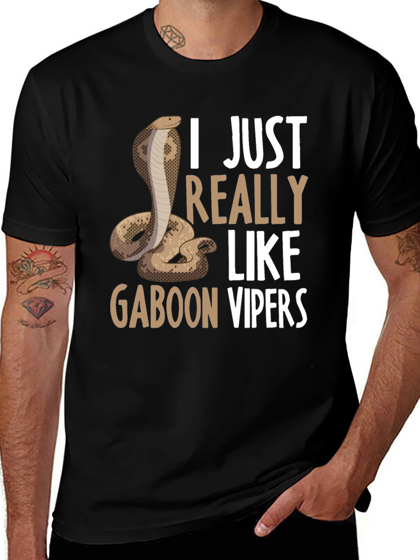 Variant 27 of Gaboon Viper T-Shirt