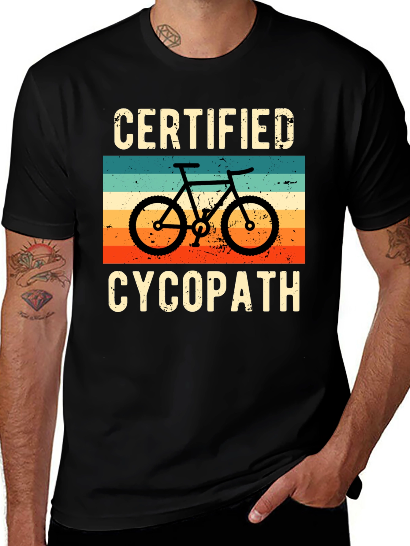 Variant 25 of Certified Cycopath Graphic T-Shirt