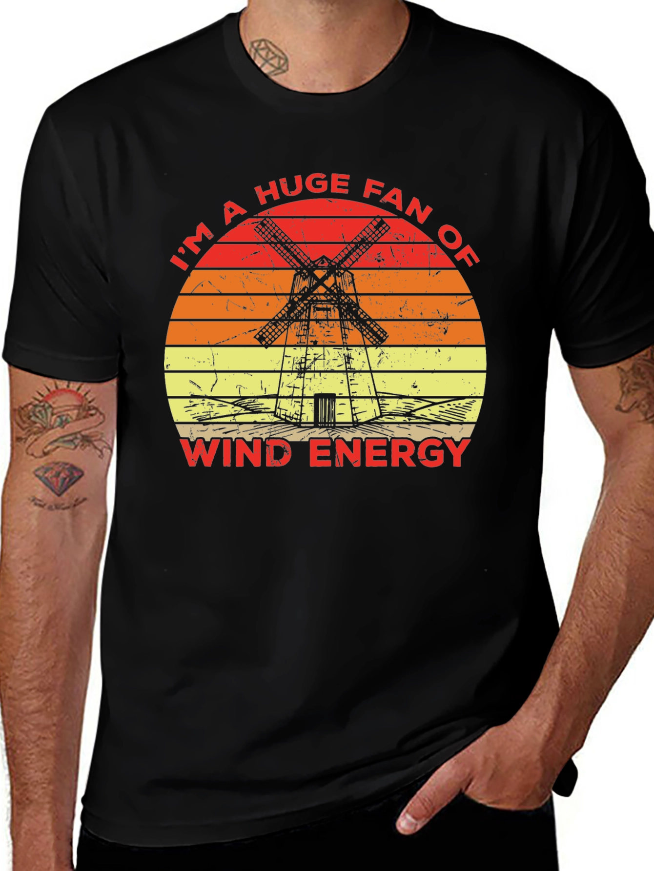Variant 3 of Wind Energy Fan T-Shirt