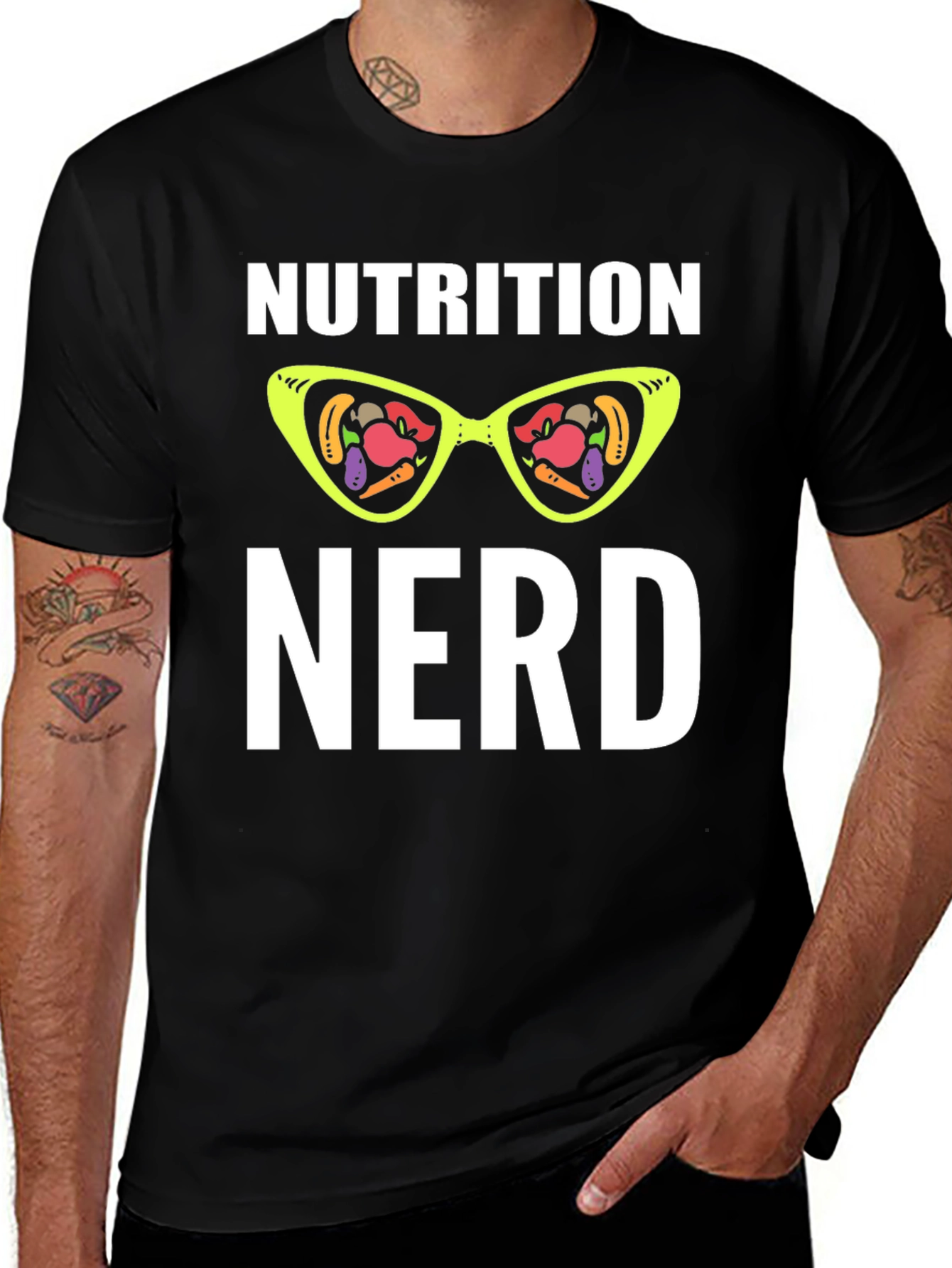 Variant 7 of Nutrition Nerd T-Shirt: Eat Your Veggies!