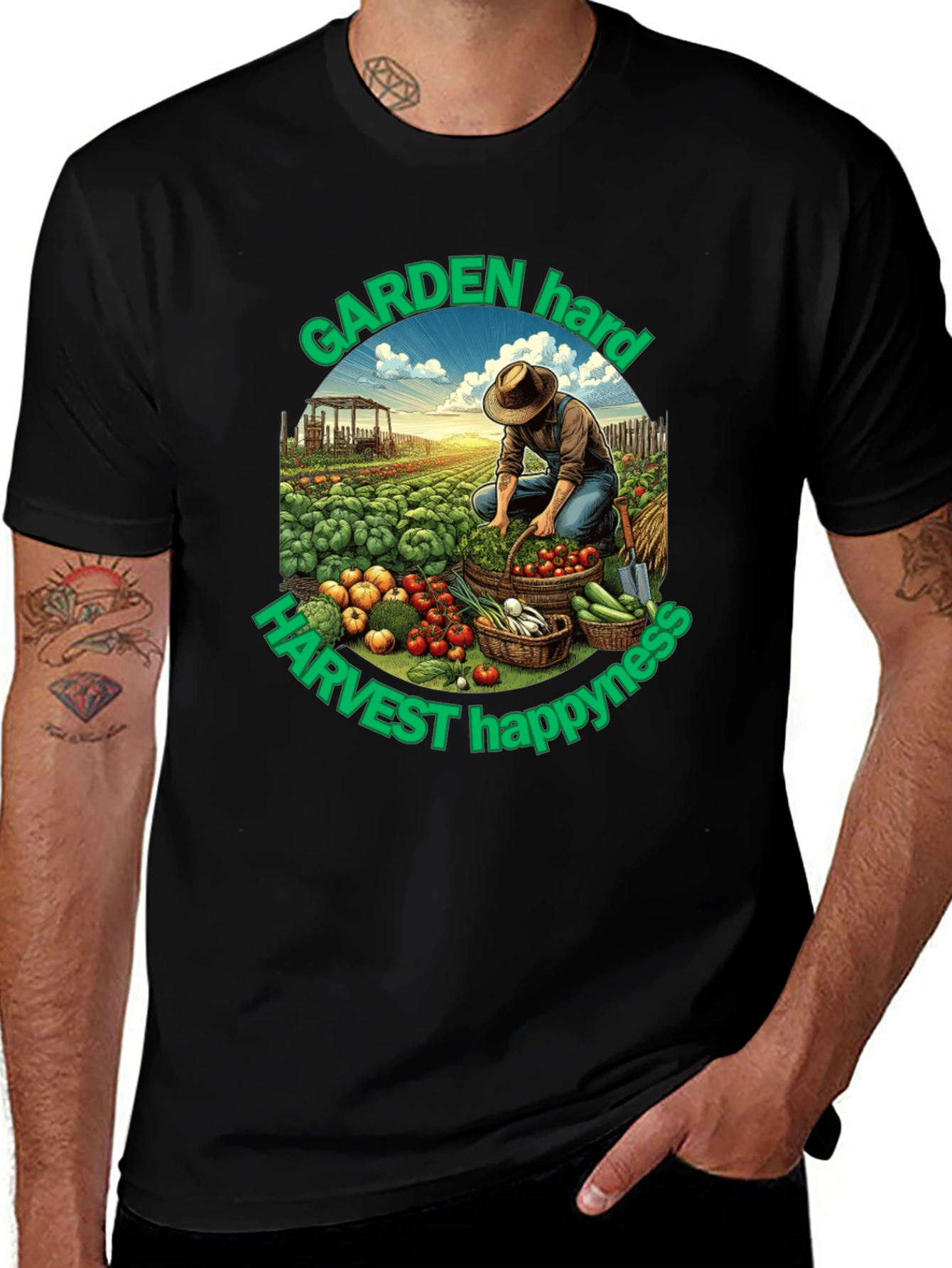 Variant 30 of Garden Harvest Graphic T-Shirt