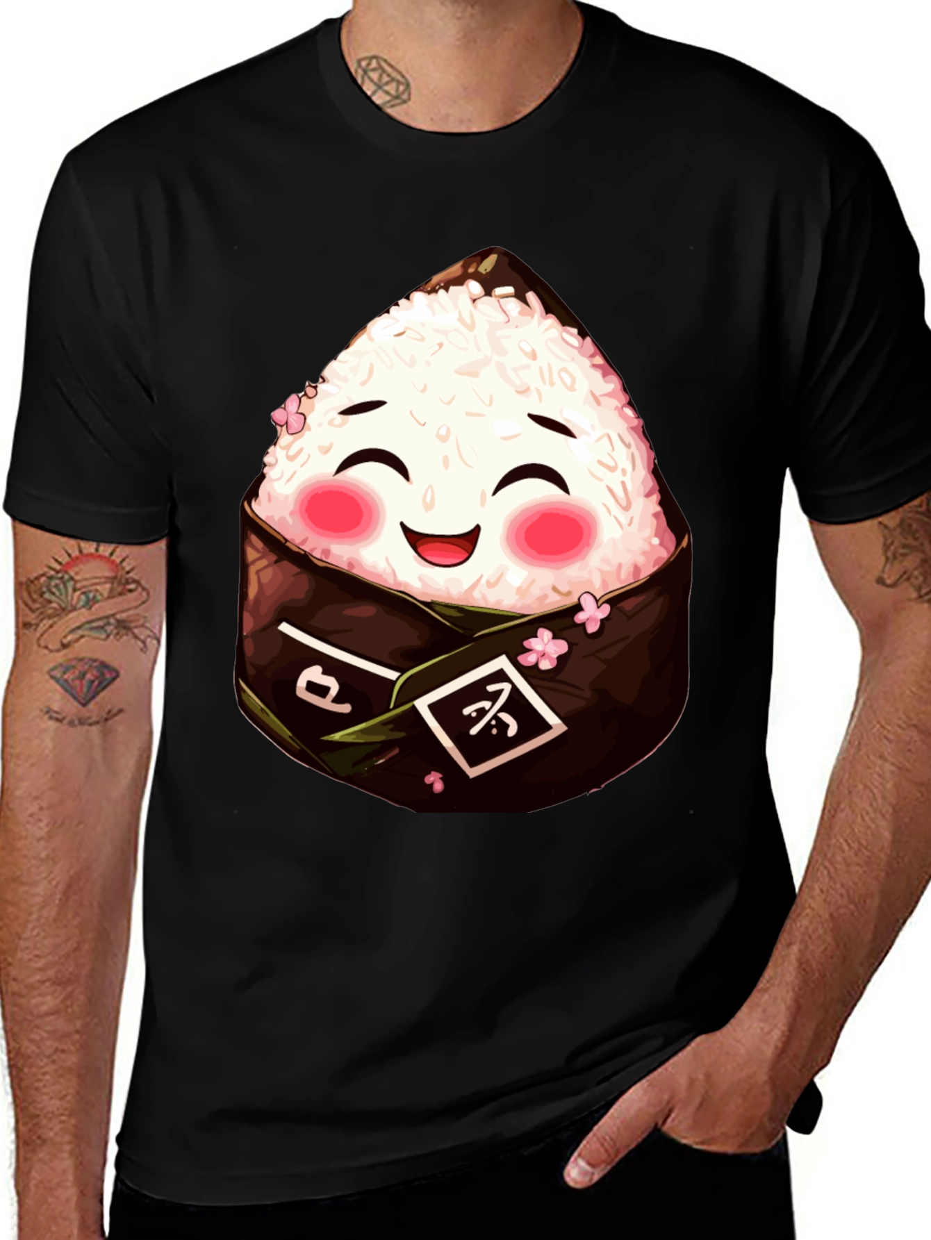 Cute Onigiri T-Shirt - Japanese Rice Ball Tee