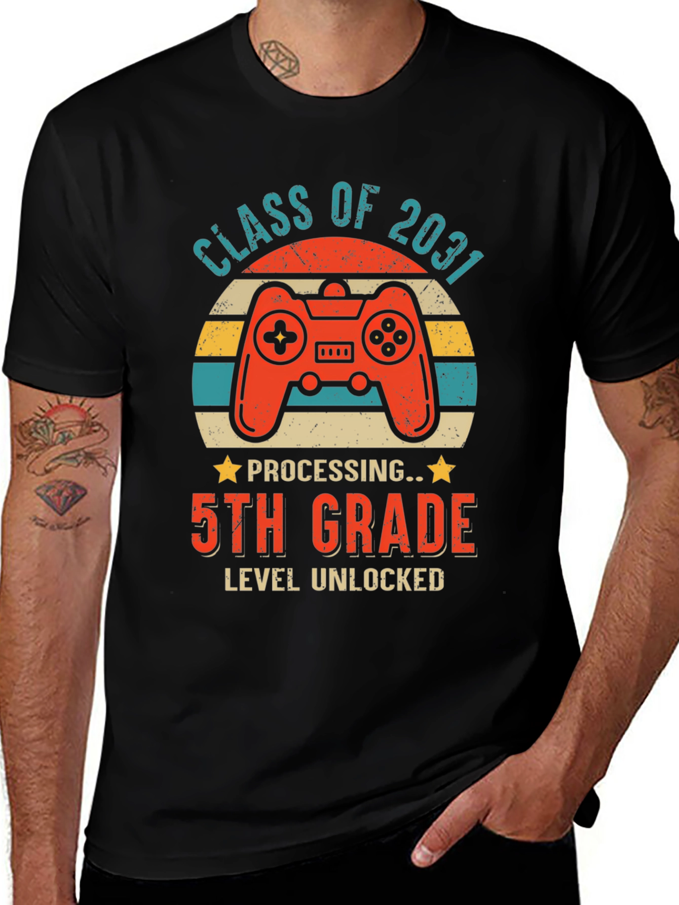 Class of 2031: 5th Grade Level Unlocked T-Shirt