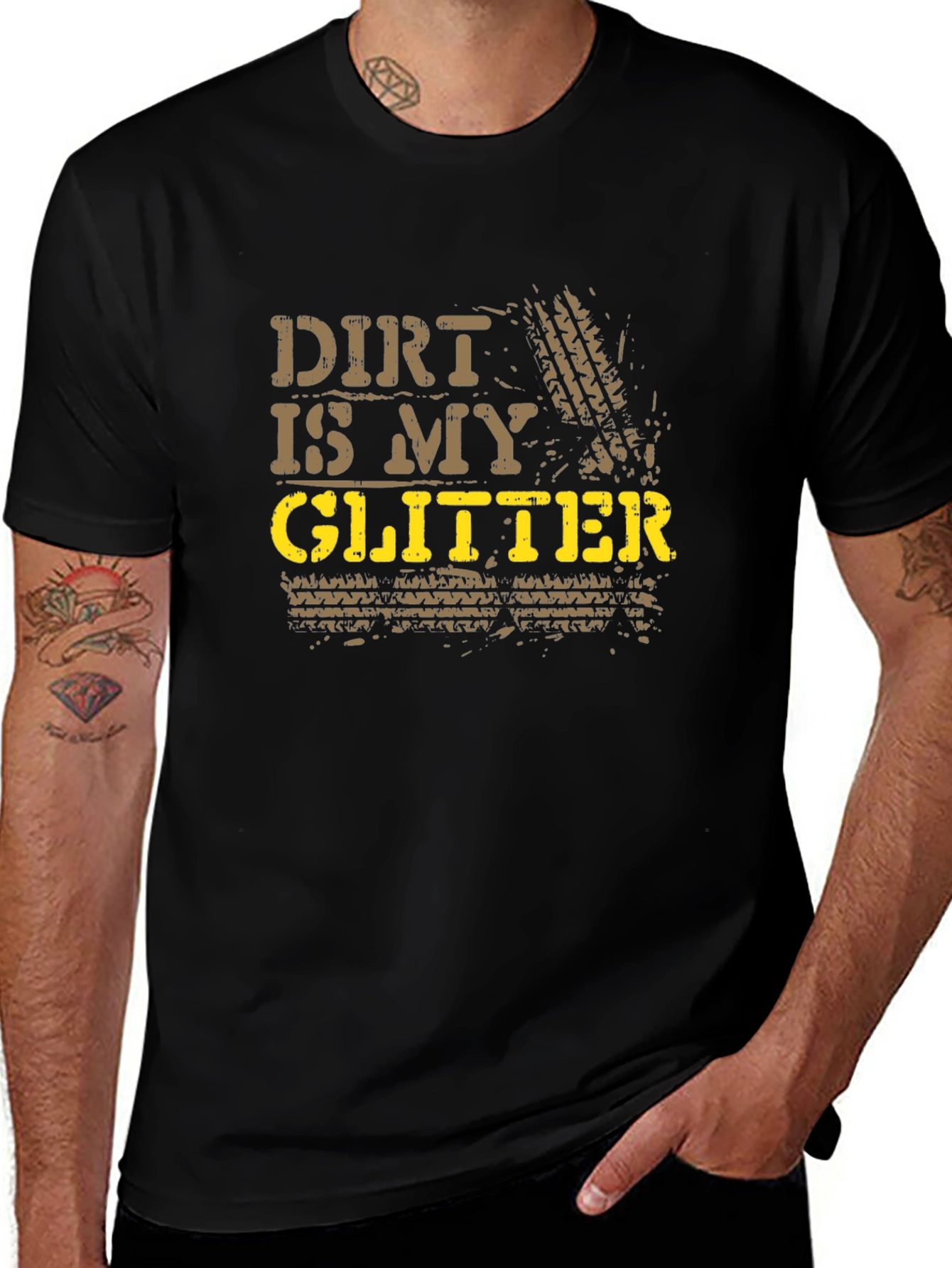 Variant 12 of Dirt Is My Glitter Graphic Tee