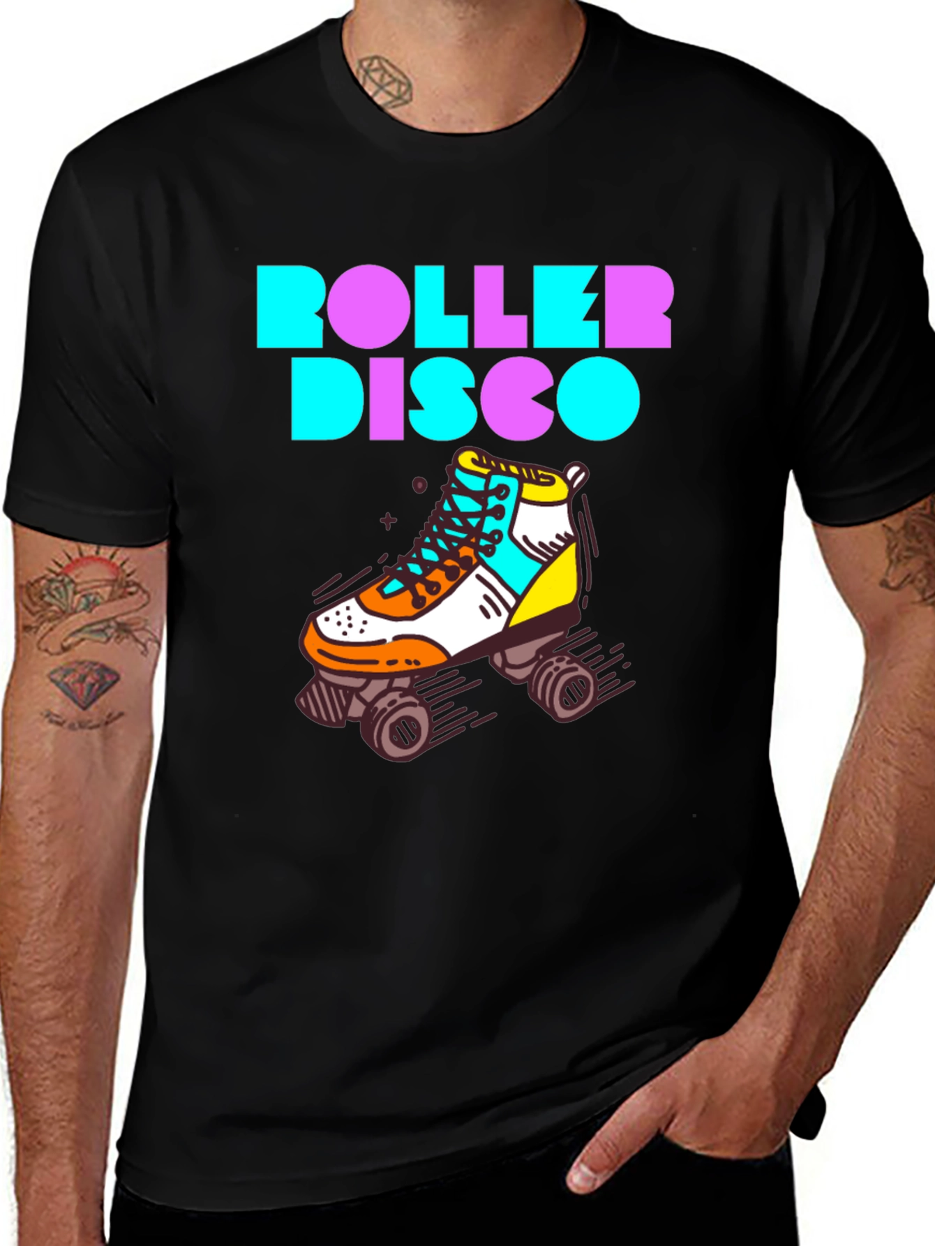 Variant 24 of Retro Roller Disco Graphic Tee