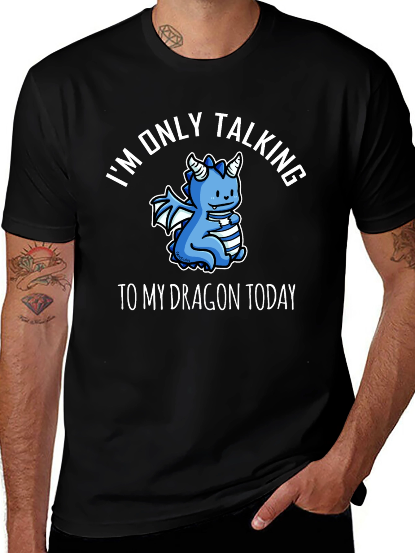 Variant 4 of Dragon Lover T-Shirt - I'm Only Talking To My Dragon Today