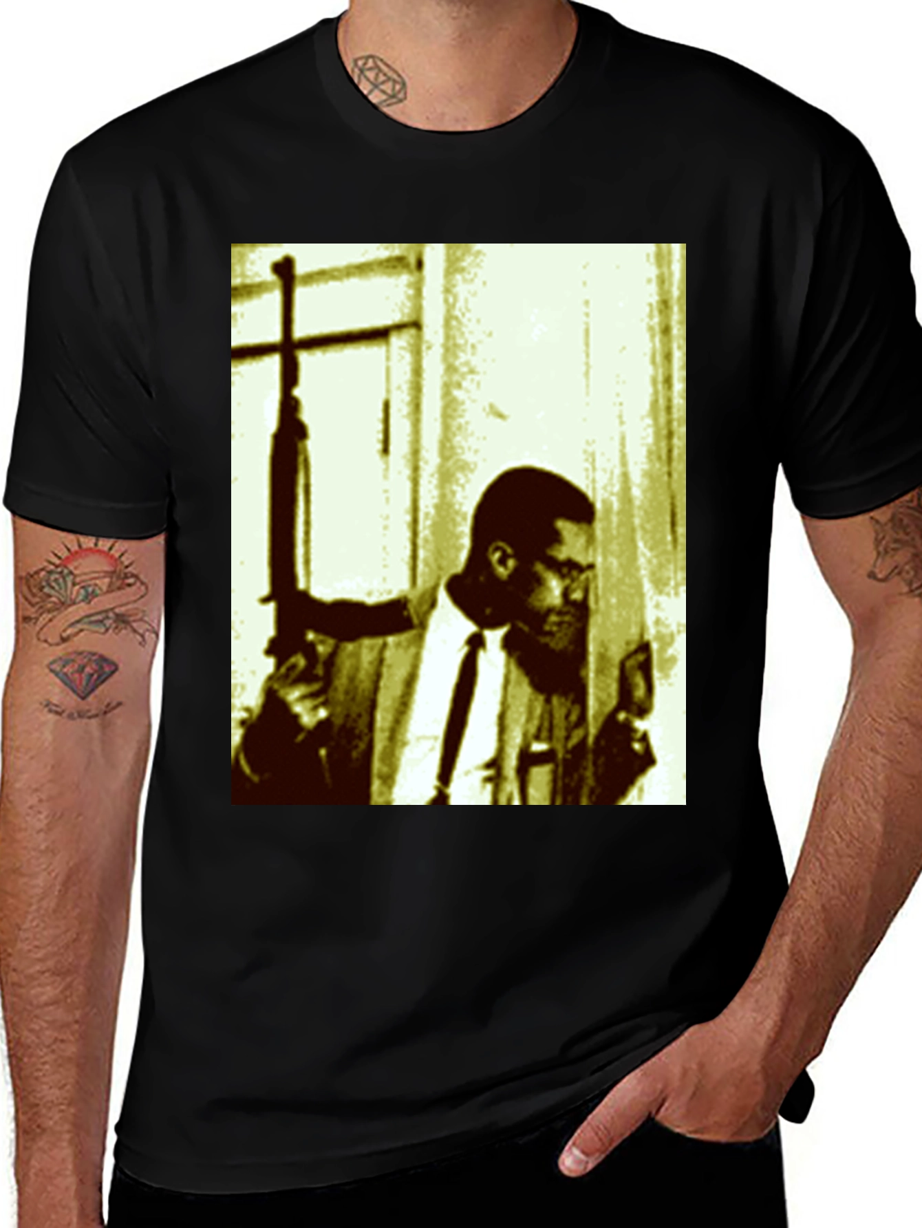 Malcolm X T-Shirt - Iconic Image