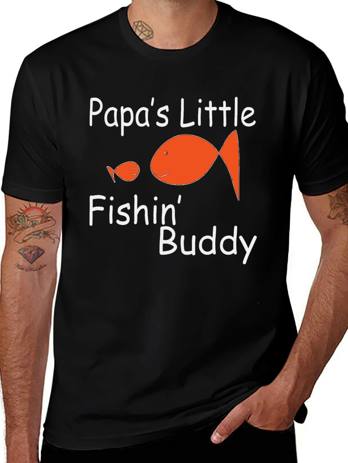 Variant 29 of Papa's Little Fishin' Buddy Graphic T-Shirt