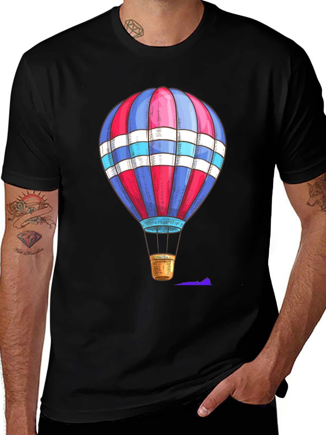 Variant 28 of Hot Air Balloon Graphic T-Shirt