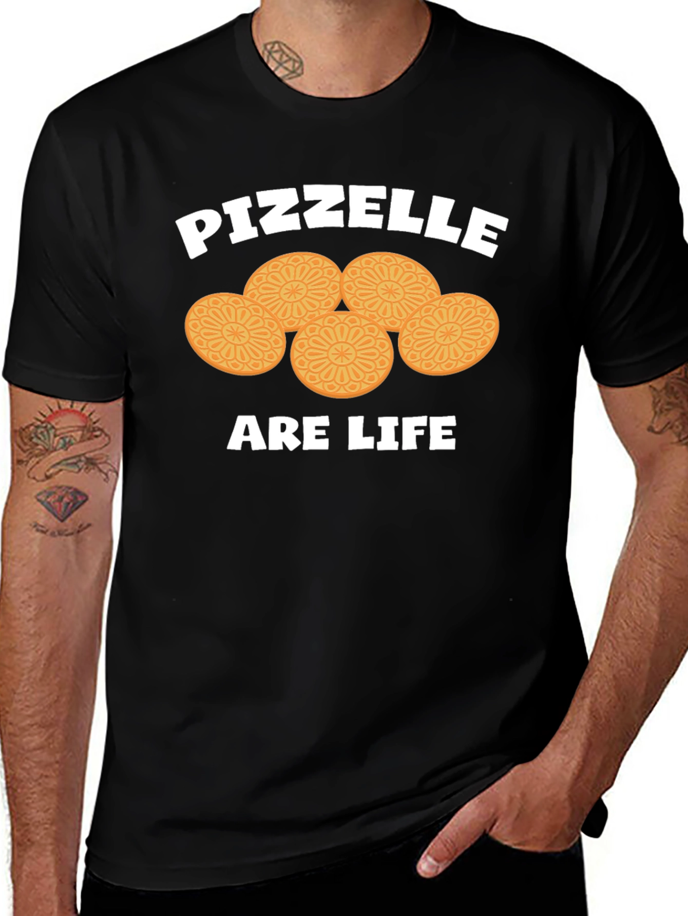Pizzelle are Life T-Shirt -  Unique Italian Cookie Tee