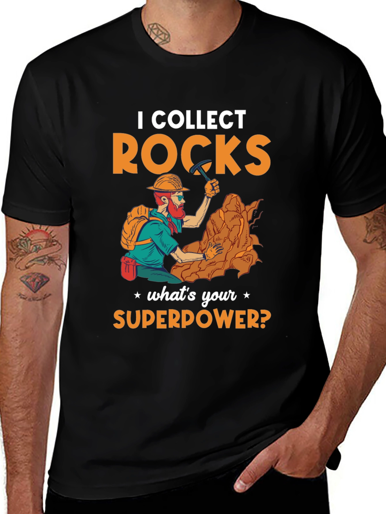 Variant 5 of Rock Collector Superpower T-Shirt