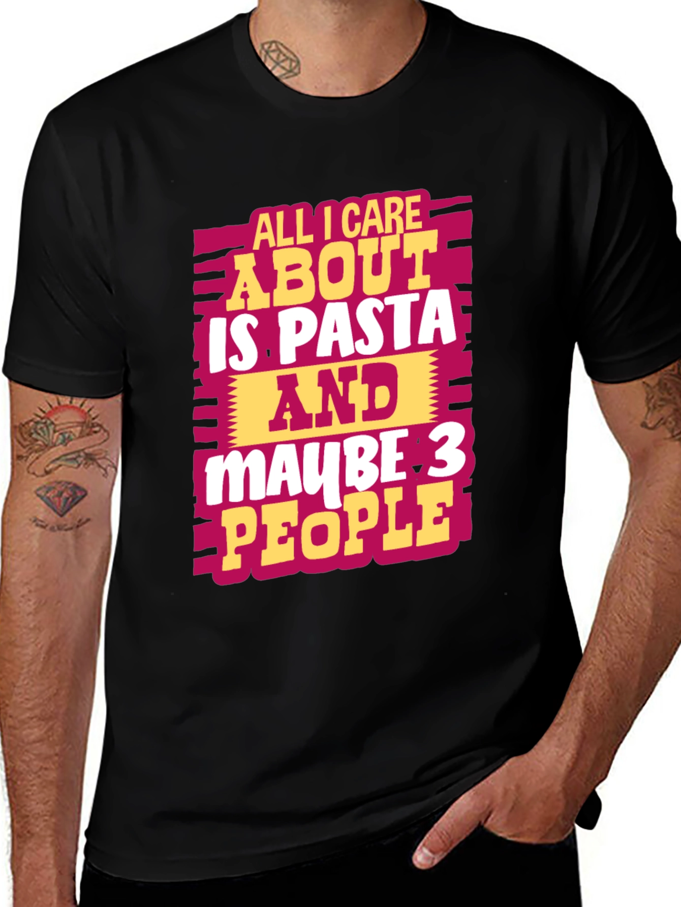 Variant 4 of Pasta Lover T-Shirt - Foodie Gift