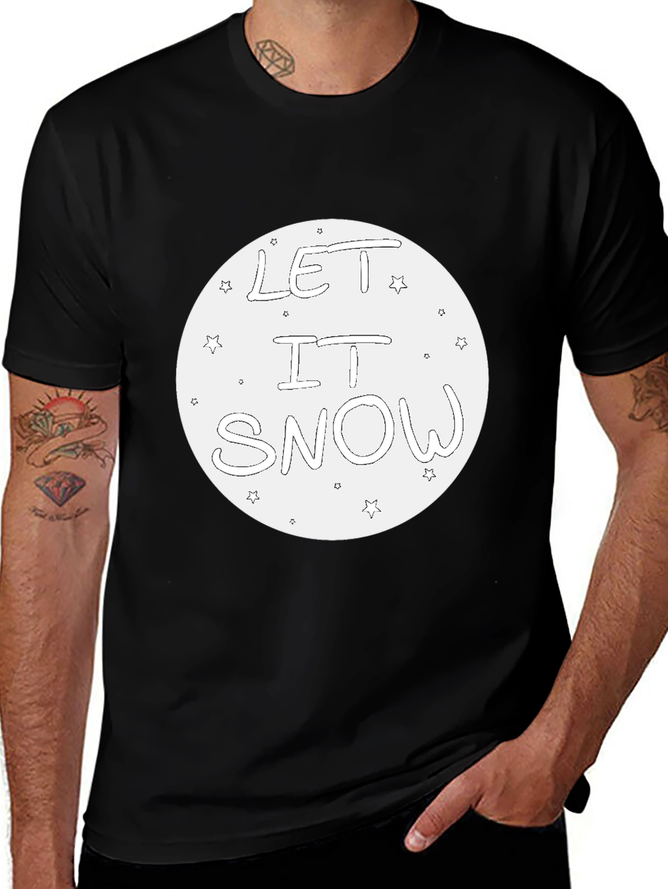 Let it Snow Graphic Tee - Holiday Season Shirt