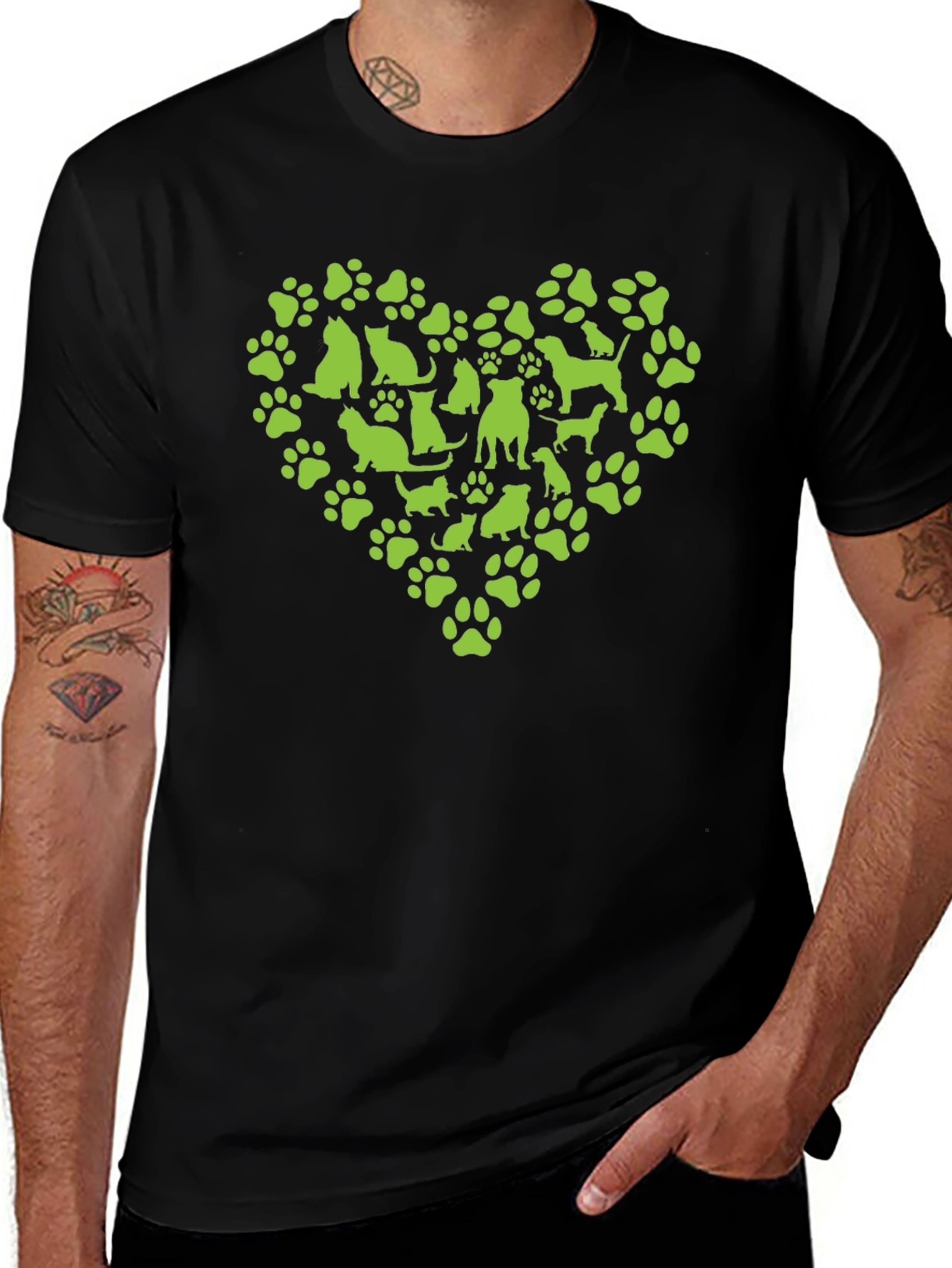 Variant 15 of Heart of Pets Graphic Tee