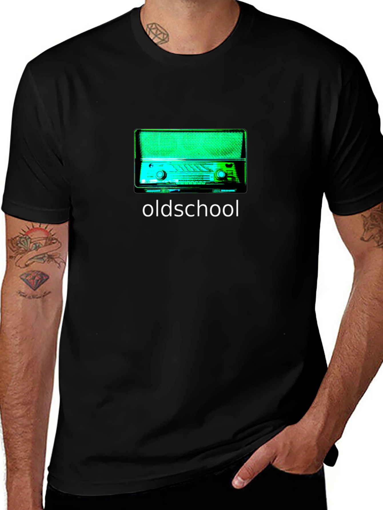Oldschool Radio T-Shirt - Retro Style
