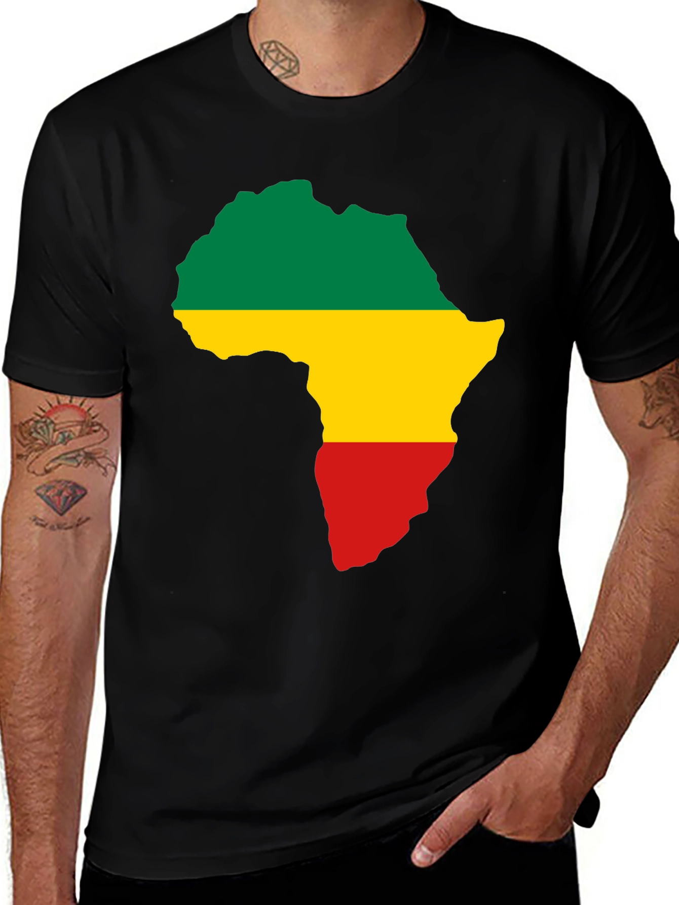 Africa Continent Colors T-Shirt