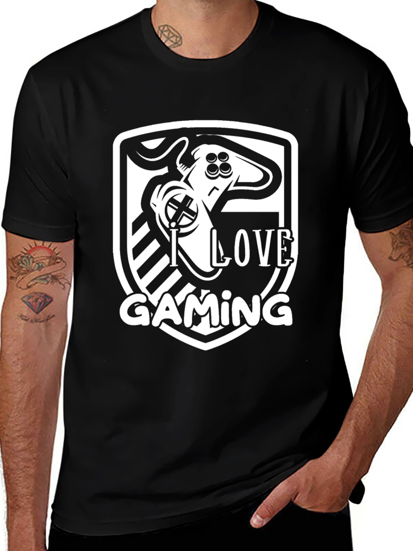 Variant 6 of I Love Gaming T-Shirt
