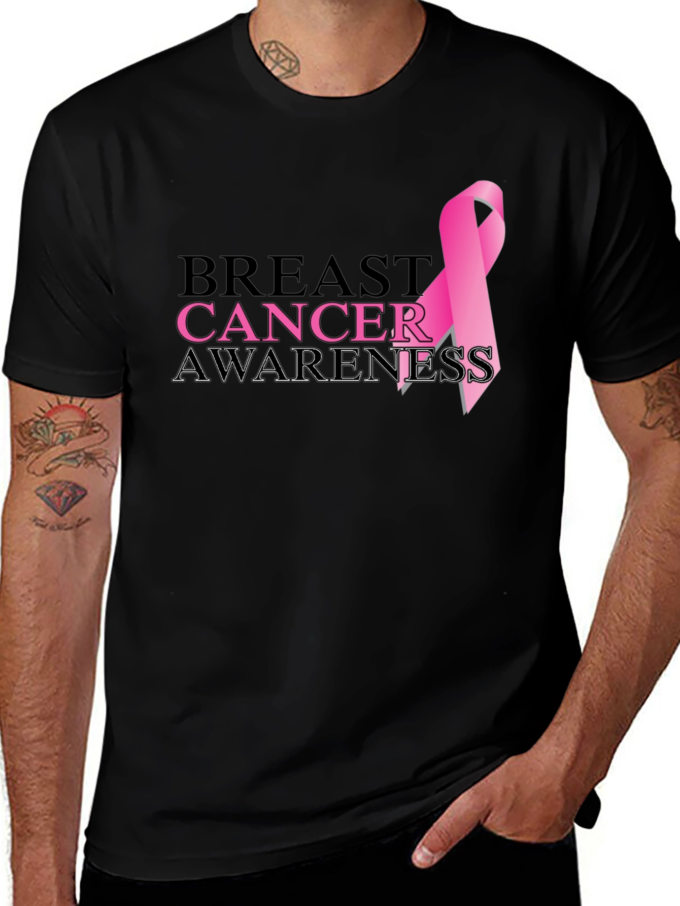Breast Cancer Awareness Ribbon T-Shirt