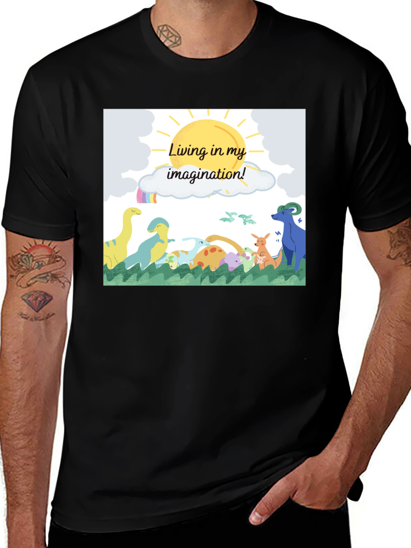 Variant 21 of Living in My Imagination T-Shirt