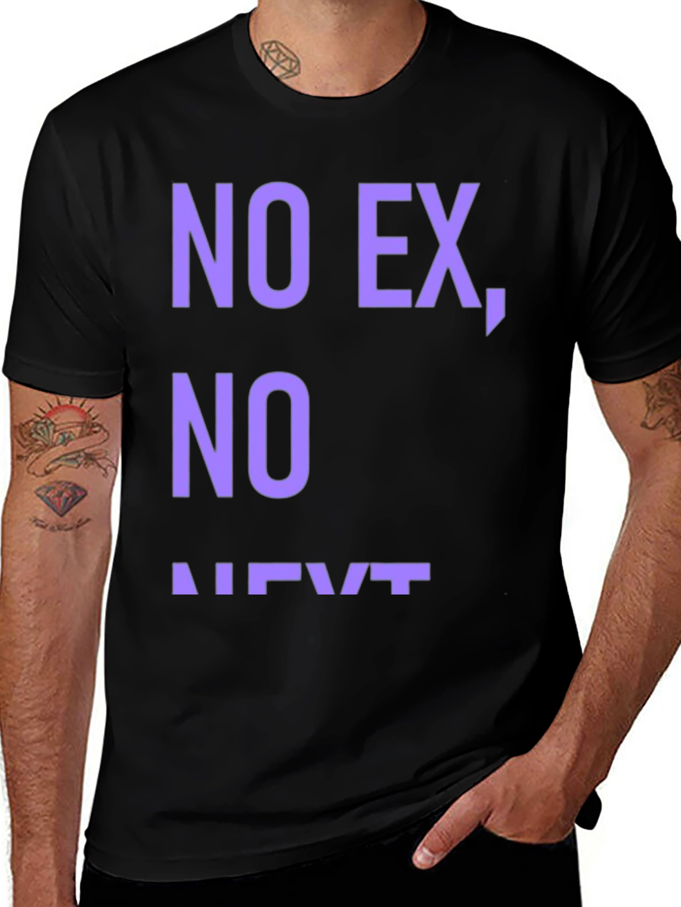 Variant 6 of No Ex, No Next Graphic Tee - Black