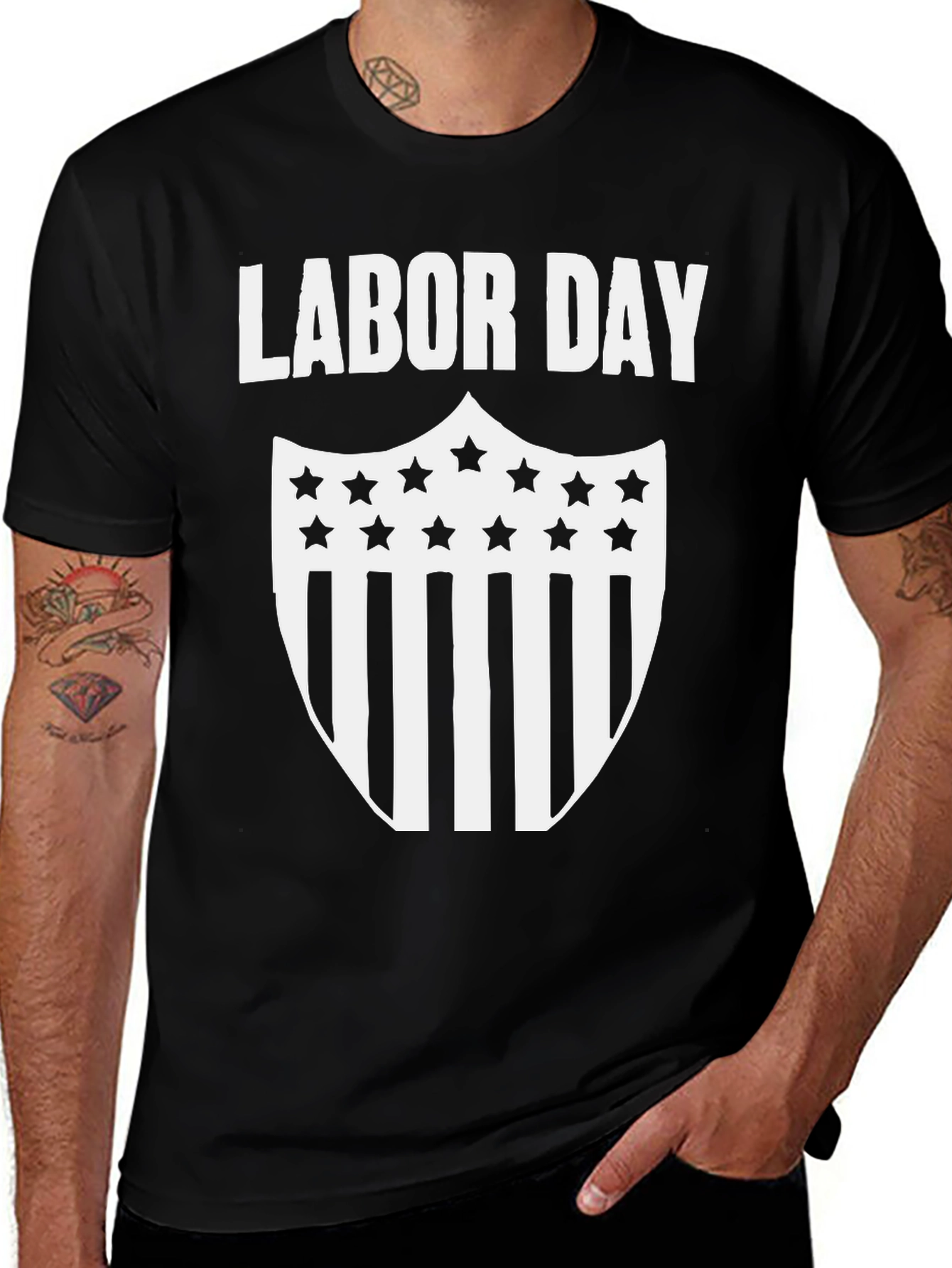 Labor Day T-Shirt - American Patriotic Design