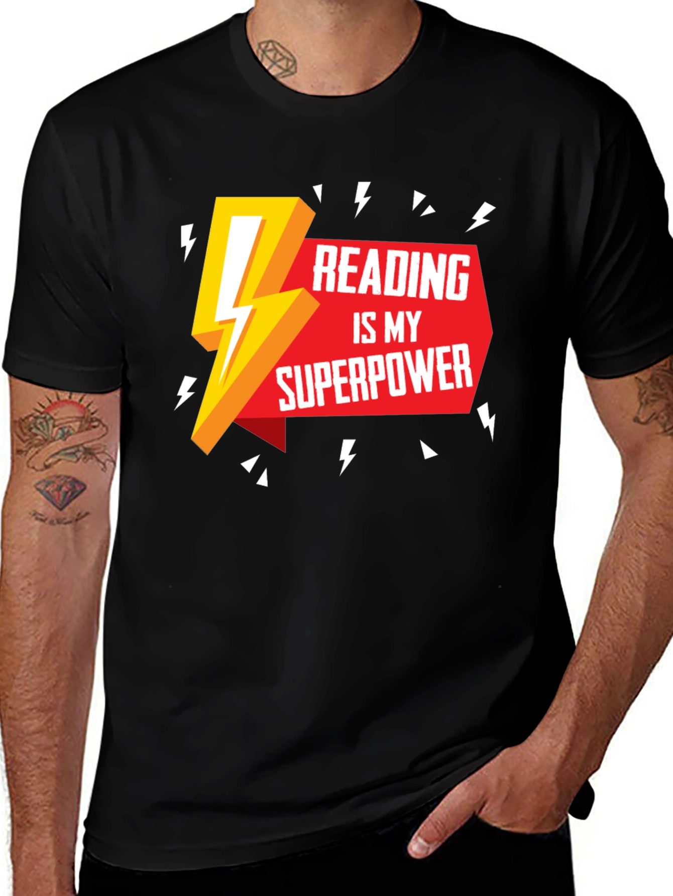 Variant 11 of Reading is My Superpower Graphic T-Shirt