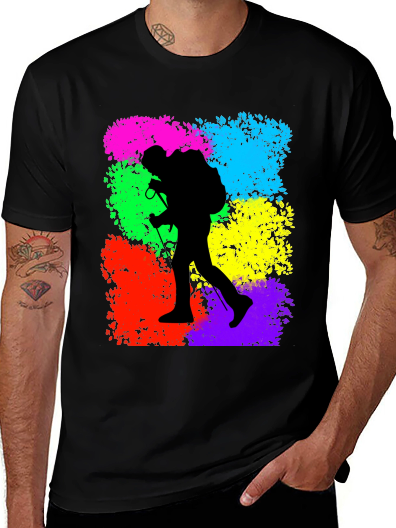 Variant 30 of Hiking Adventure T-Shirt - Black