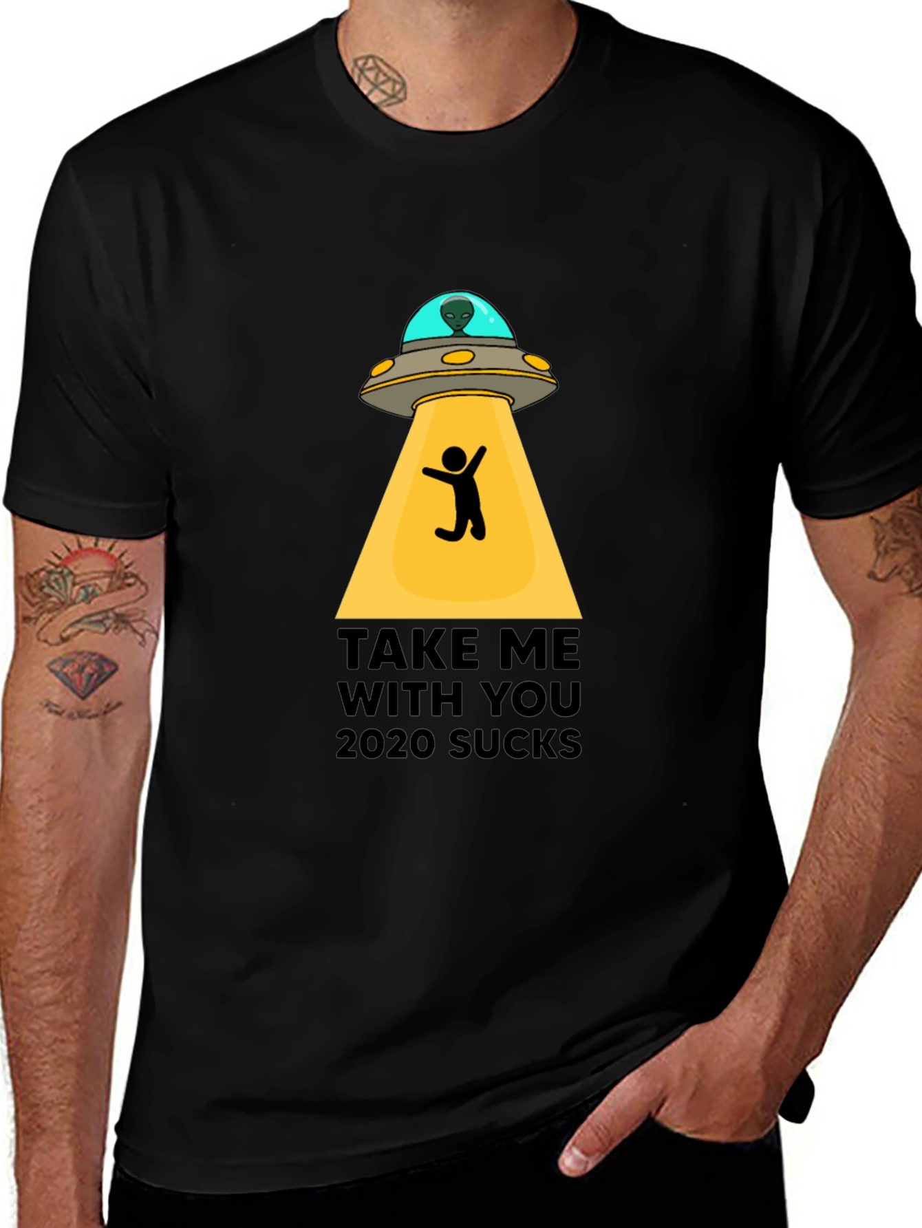 Variant 16 of Take Me With You 2020 Sucks Graphic Tee