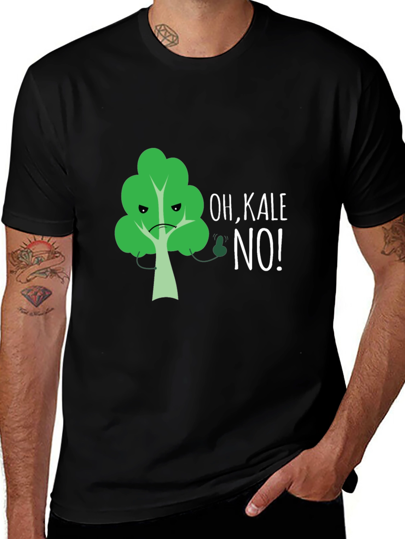 Variant 3 of Oh, Kale No! Funny Graphic T-Shirt