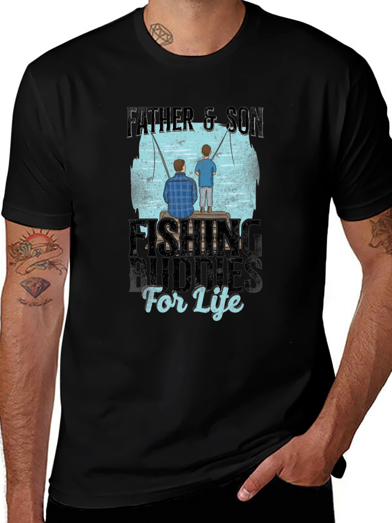 Father & Son Fishing Buddies T-Shirt