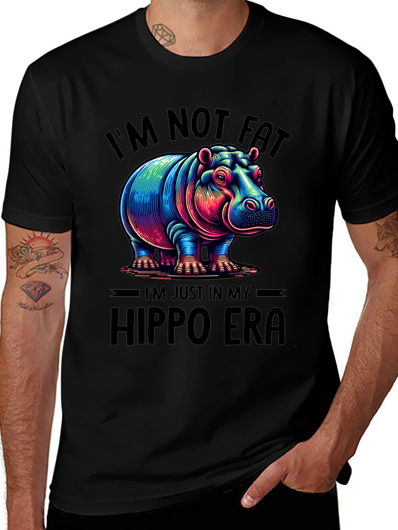 Variant 10 of Hippo Era Graphic T-Shirt