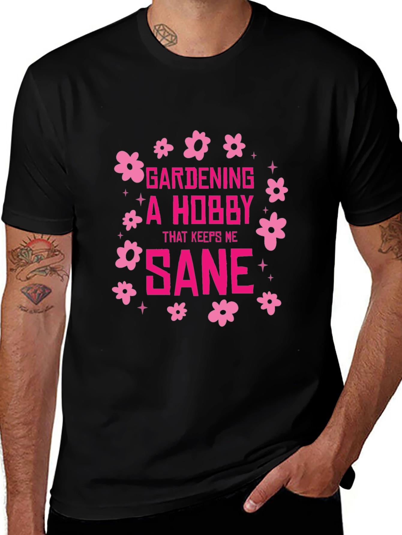 Variant 3 of Gardening Hobby Graphic Tee - Keeps Me Sane
