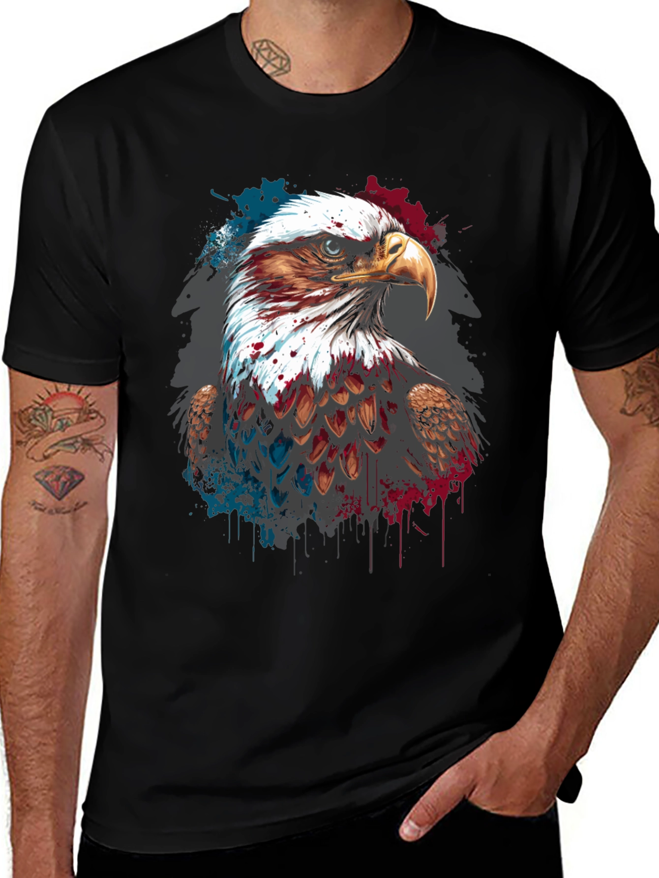 Variant 21 of Bald Eagle Patriotic T-Shirt