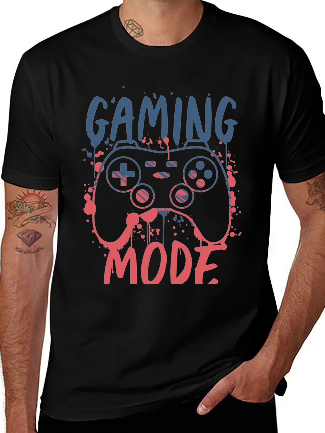 Gaming Mode Graphic Tee - Gamer T-Shirt