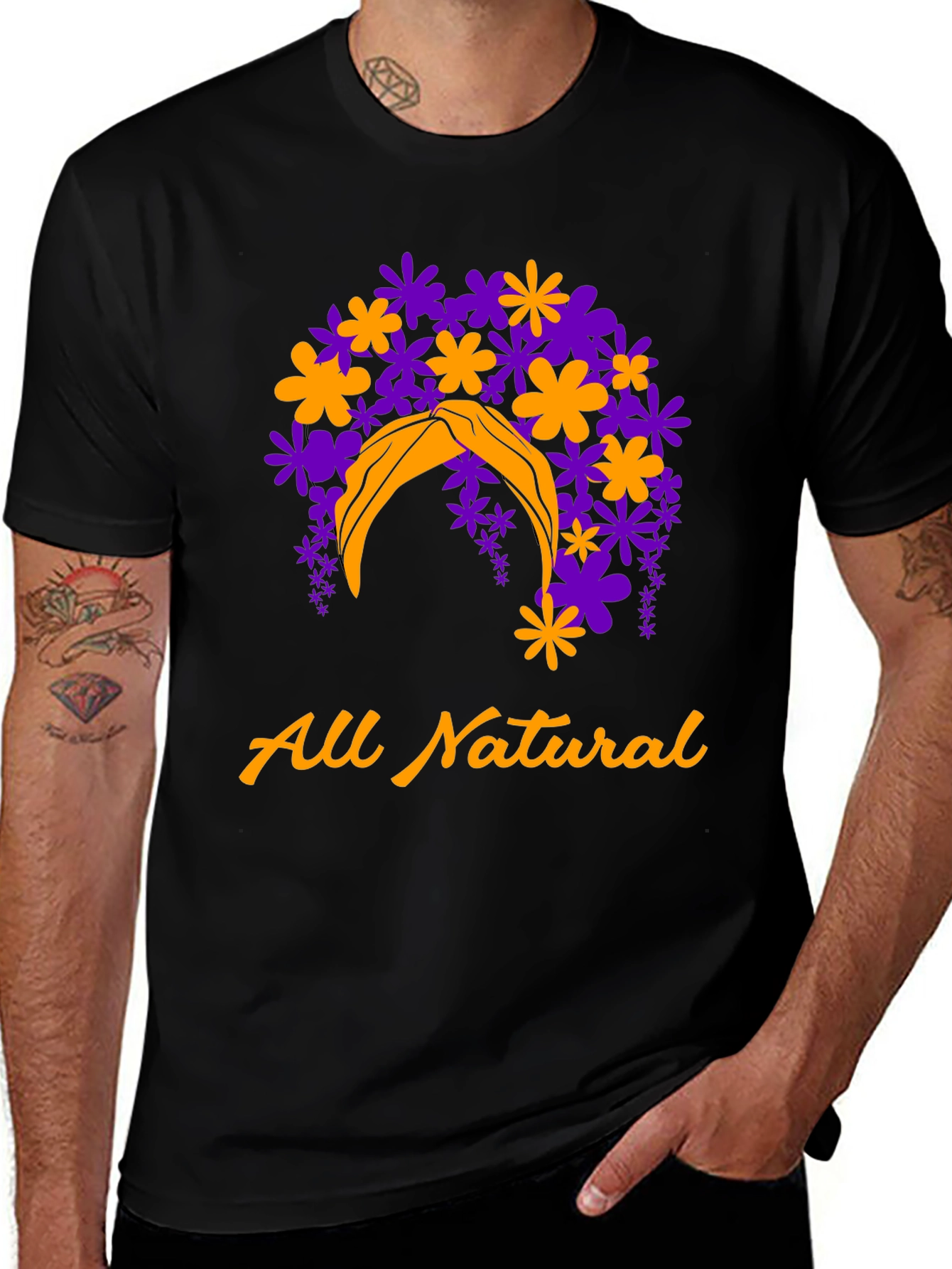 All Natural Flower Crown T-Shirt