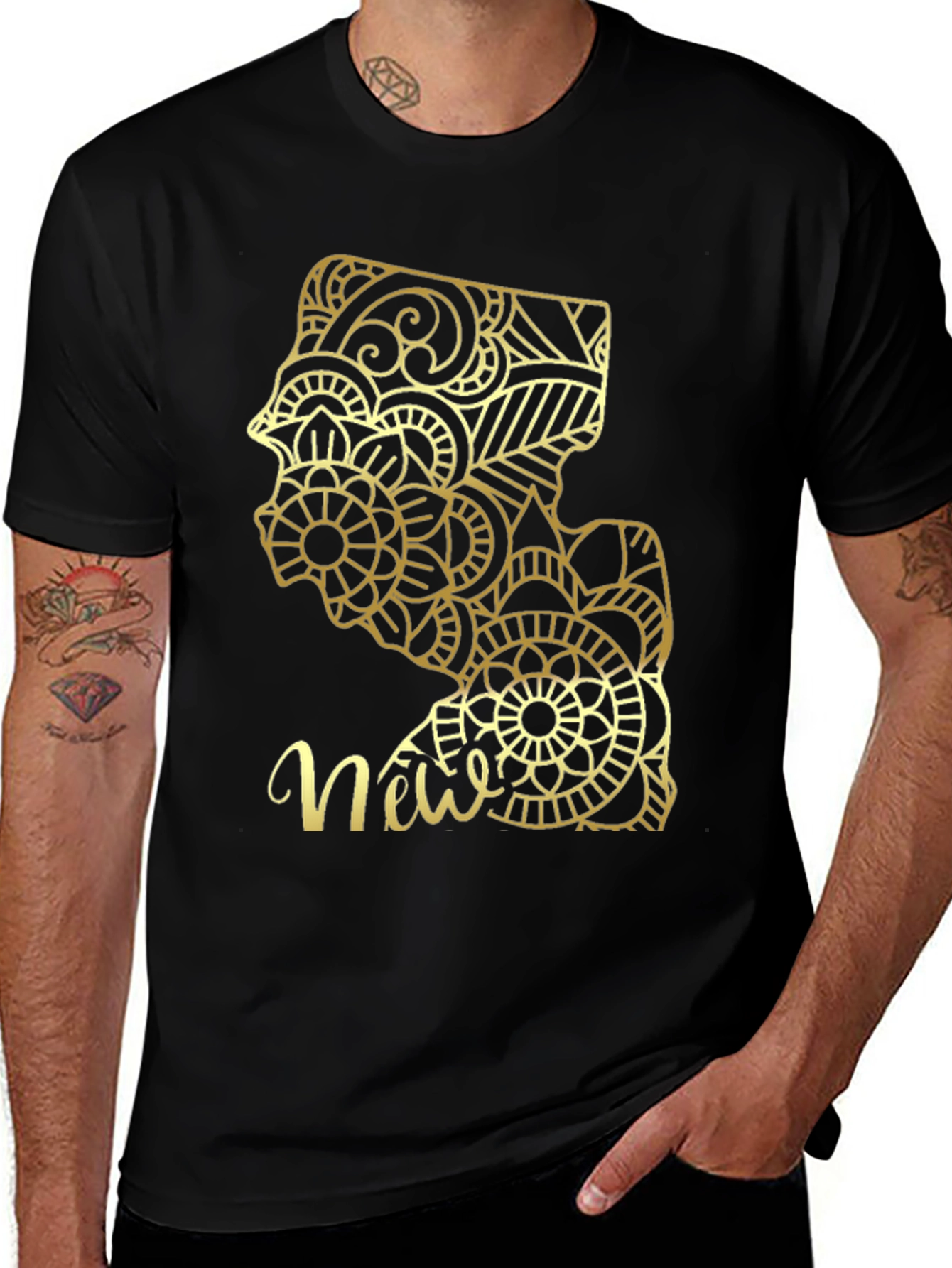 New Jersey Mandala T-Shirt