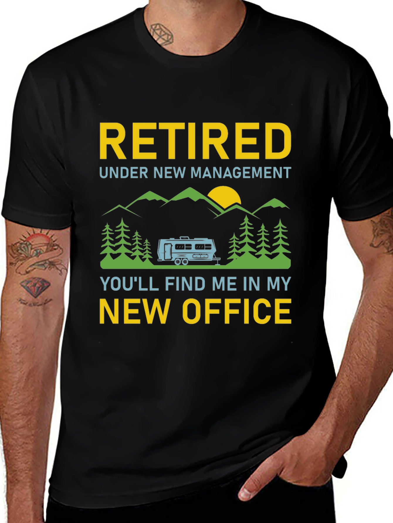 Variant 26 of Retired New Office Camping T-Shirt