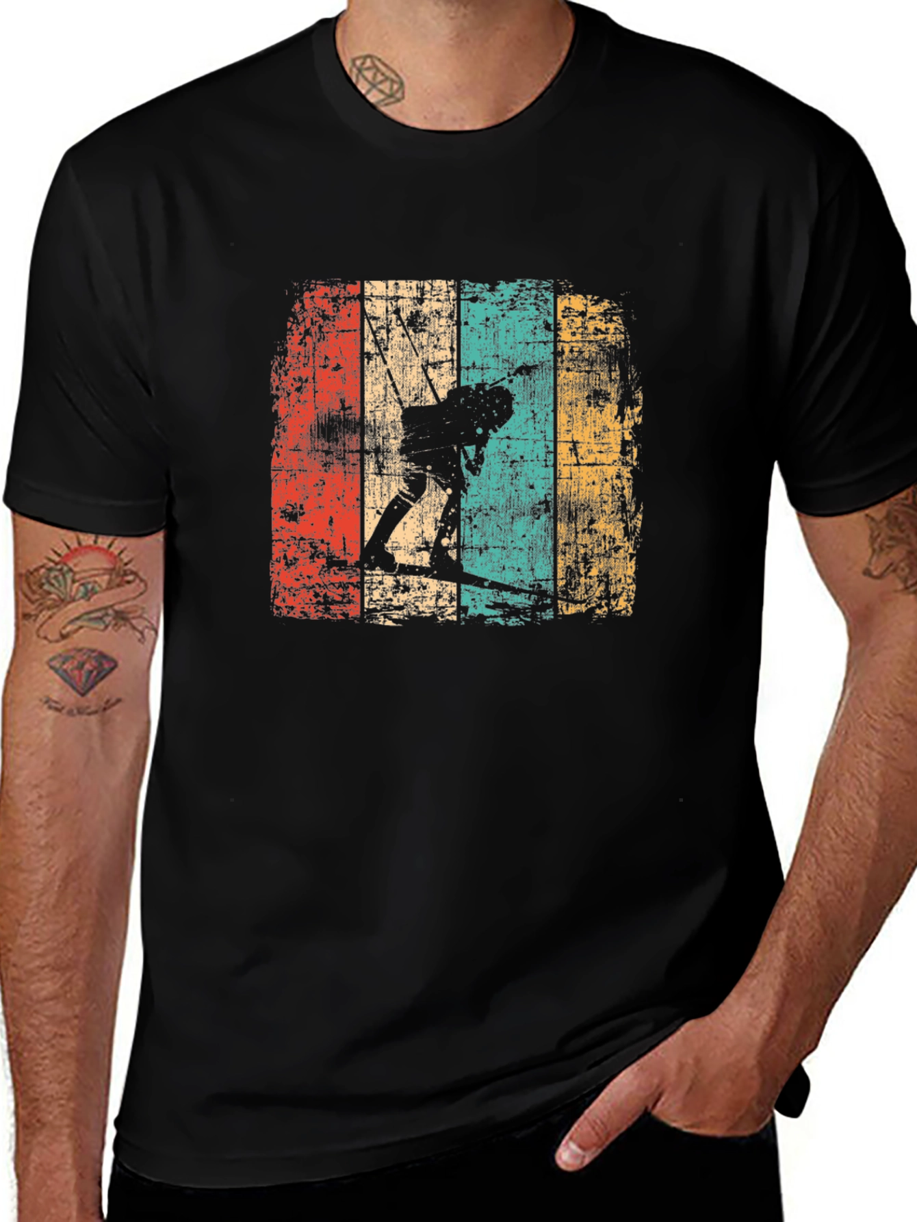 Variant 27 of Retro Kitesurfing T-Shirt Vintage Style