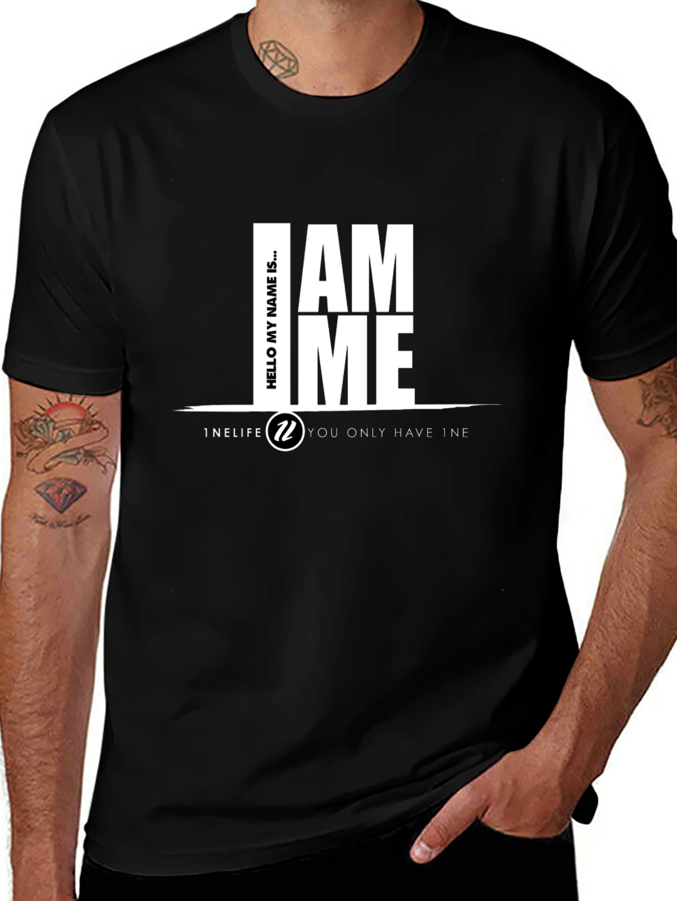 Variant 7 of I Am Me Graphic T-Shirt - 1NElife