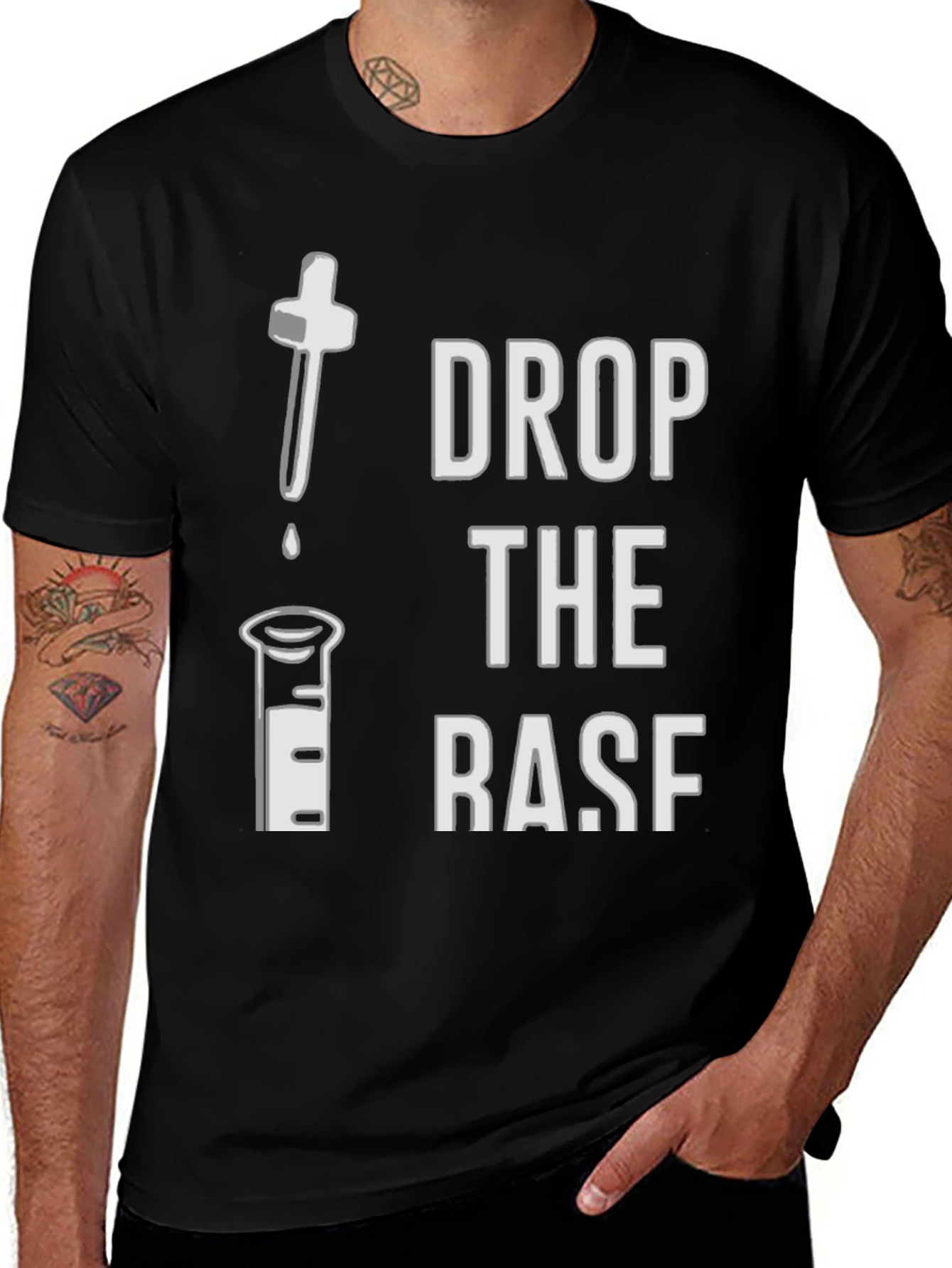 Drop The RASF Black Graphic Tee