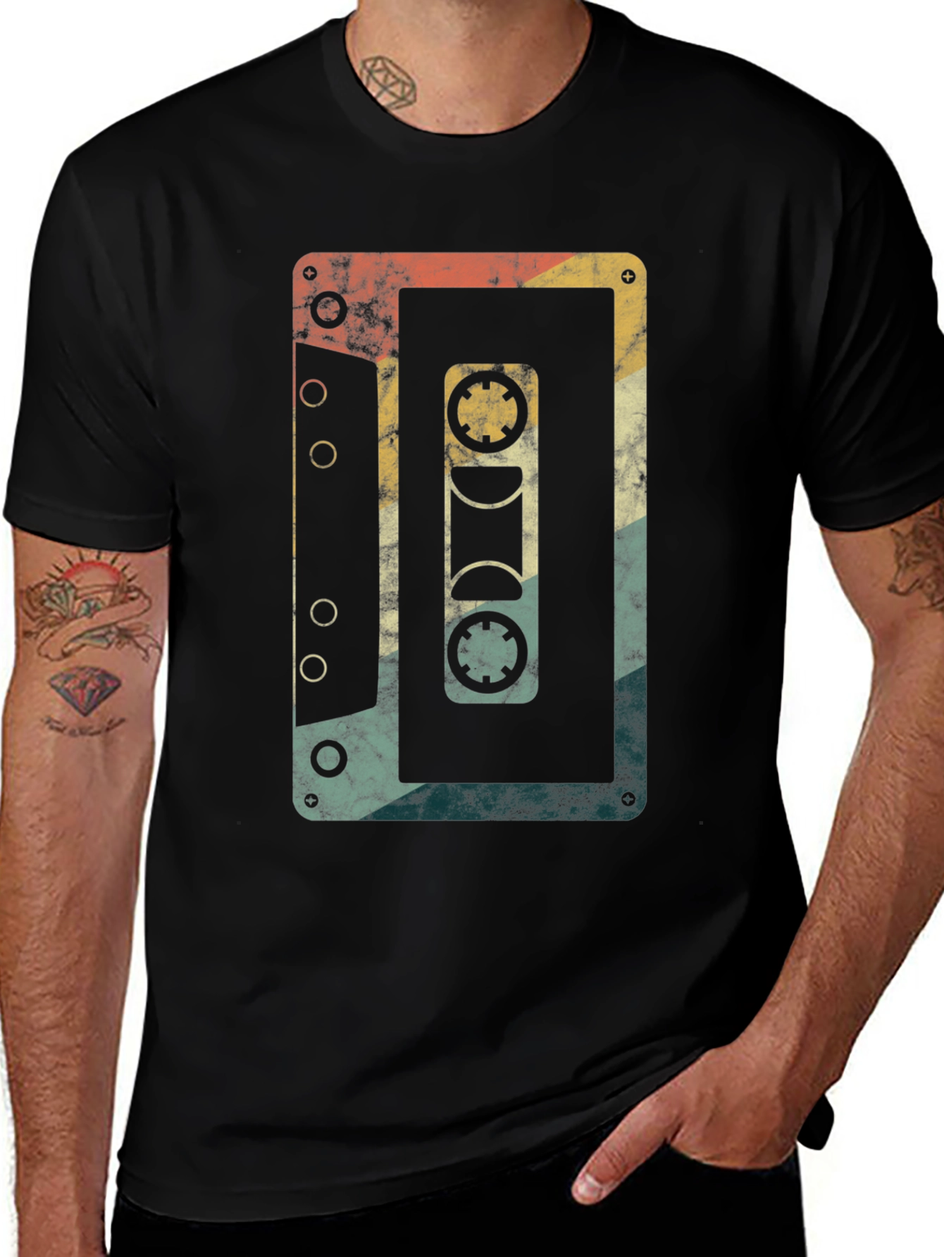 Variant 8 of Vintage Cassette Tape T-Shirt - Retro Music Lover Tee